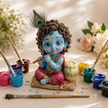 Baby Krishna Idol Paint-Your-Own Kit